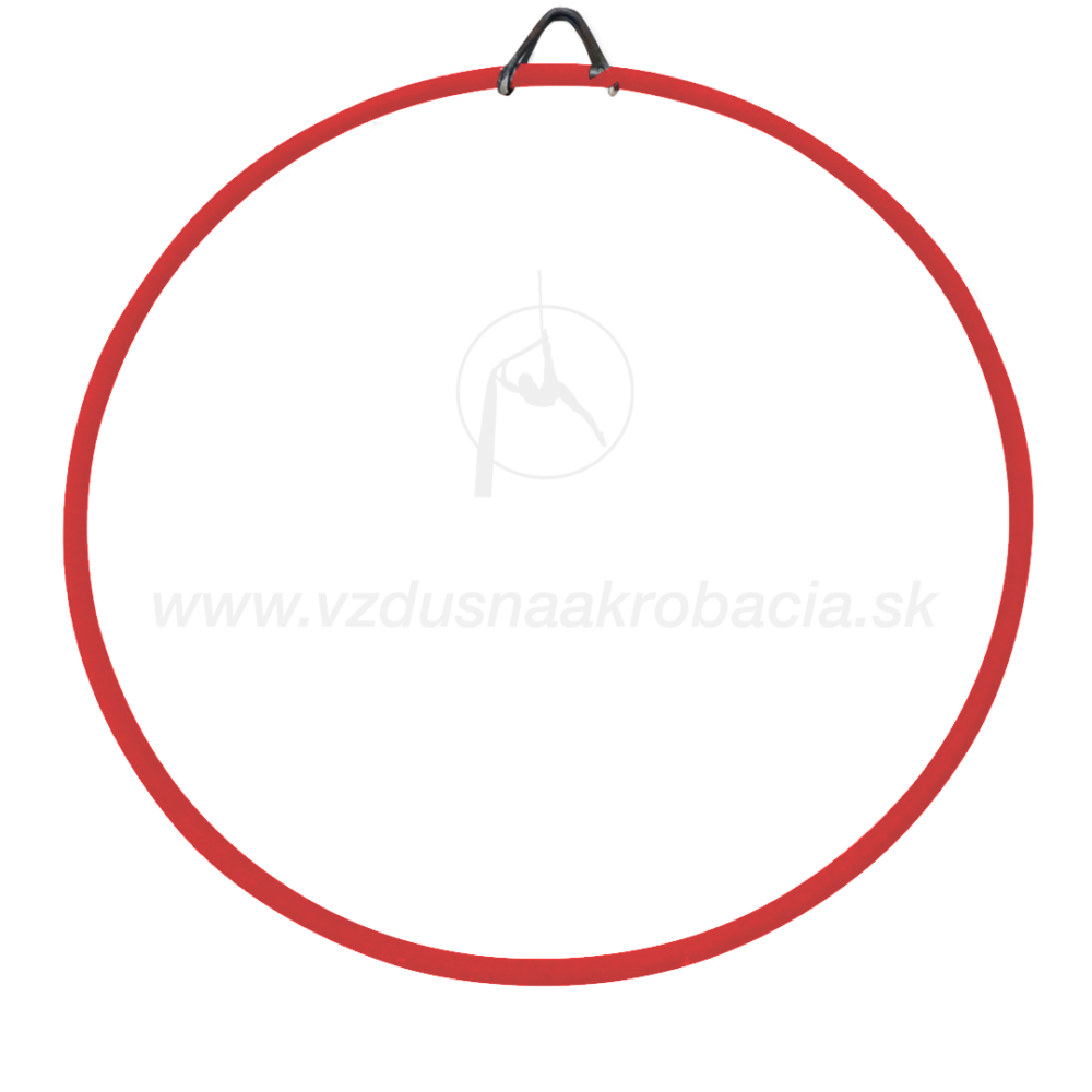 Kruh na akrobaciu - s jedným úchytom - červený