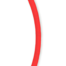 Kruh na akrobaciu - s jedným úchytom - červený